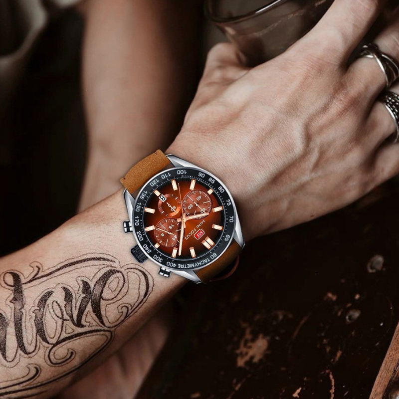 MONTRE MINI FOCUS MF — BRONZE CHRONO