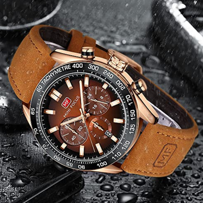 MONTRE MINI FOCUS MF — BRONZE CHRONO