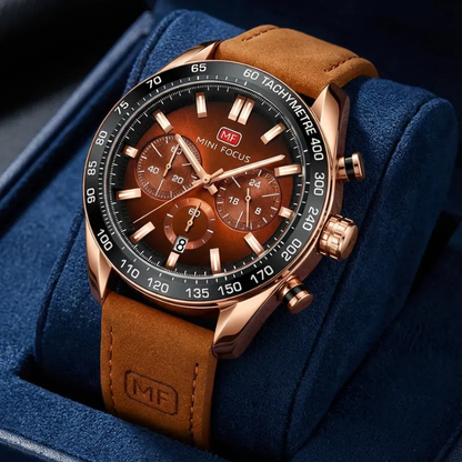 MONTRE MINI FOCUS MF — BRONZE CHRONO