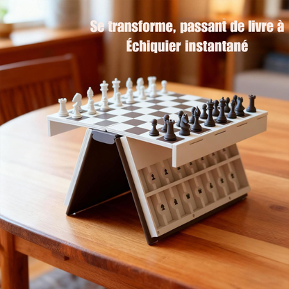 Jeu d’Échecs Pliable en Forme de Livre