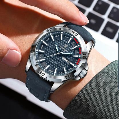 POEDAGAR™ — Montre Homme Cuir