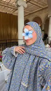 Abaya Femme Élégante à Imprimé Floral