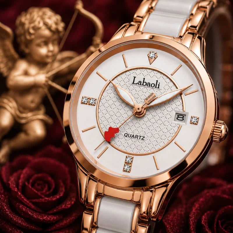 Montre Labaoli Céramique Or Rose