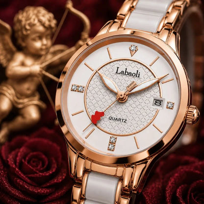 Montre Labaoli Céramique Or Rose
