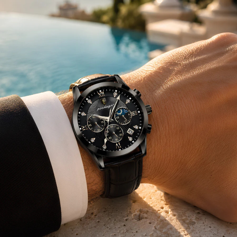 MONTRE POEDAGAR NOIR CHRONO