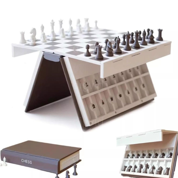 Jeu d’Échecs Pliable en Forme de Livre