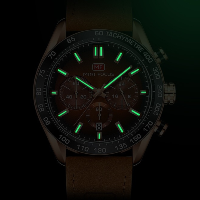 MONTRE MINI FOCUS MF — BRONZE CHRONO
