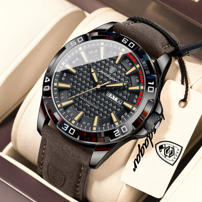 POEDAGAR™ — Montre Homme Cuir